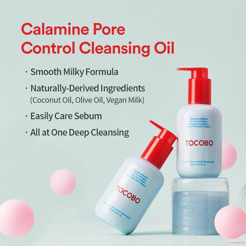 [Aceite limpiador facial] TOCOBO Calamine pore Control Cleansing Oil 200ml