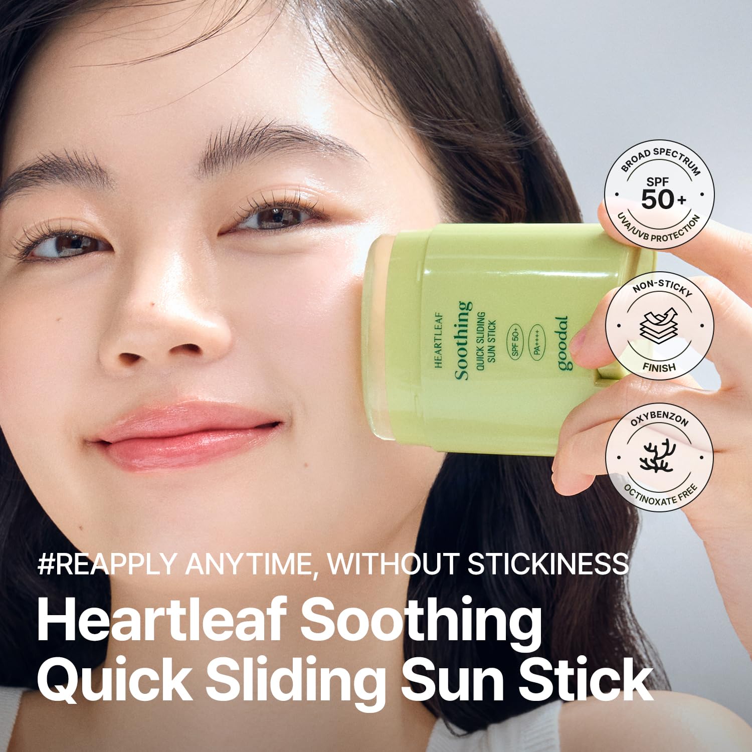 [Protector solar en barra] Goodal Heartleaf Soothing Quick Sliding Sunscreen Stick 50ml