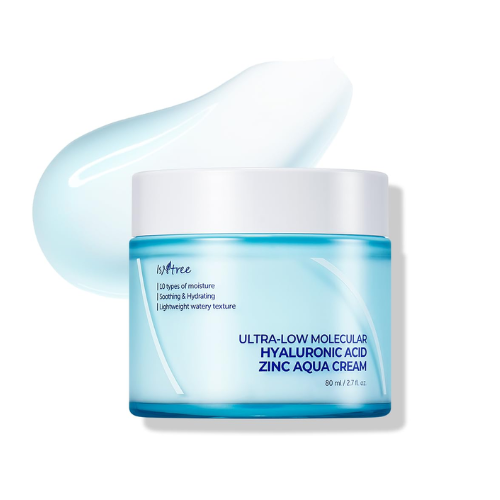 [Crema facial] Isntree Ultra-Low Molecular Hyaluronic Acid Zinc Aqua Cream 80ml
