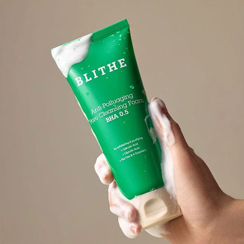 [Limpiador facial] BLITHE Anti-Polluaging Pore Cleansing Foam BHA 0.5 150ml