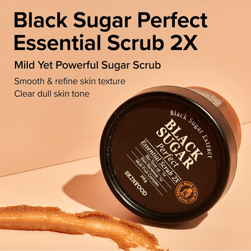 [Exfoliante] Skinfood *renew* Black Sugar Perfect Essential Scrub 2X 210ml