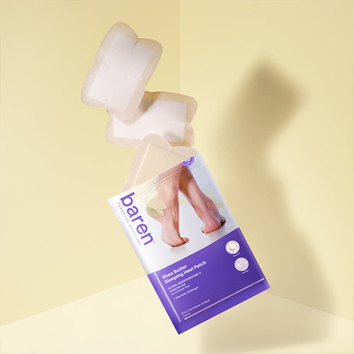 [Cuidado de manos y pies] baren *renewal* Shea Butter Sleeping Heel Patch (10ea)