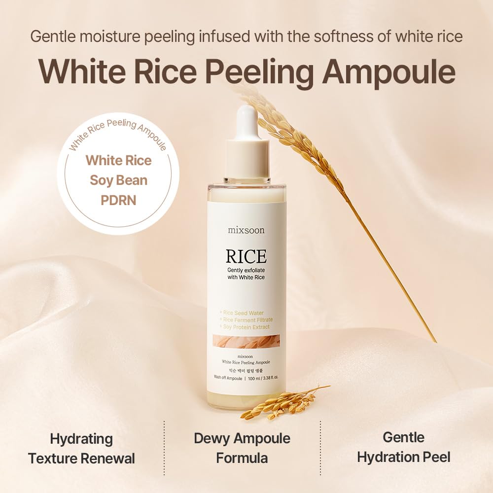 [Sérum] MIXSOON White Rice Peeling Ampoule 100ml