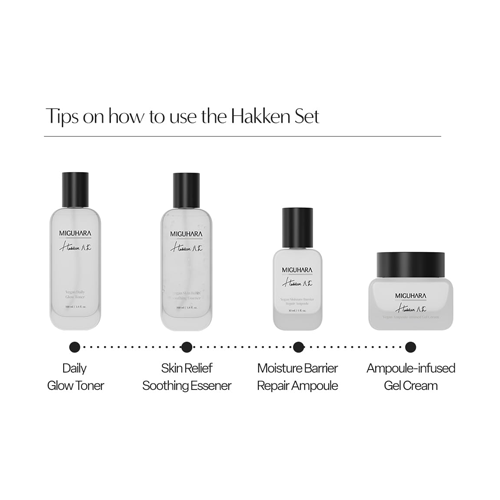 [Set de cuidado de piel] Hakken Vegan Sincare Set