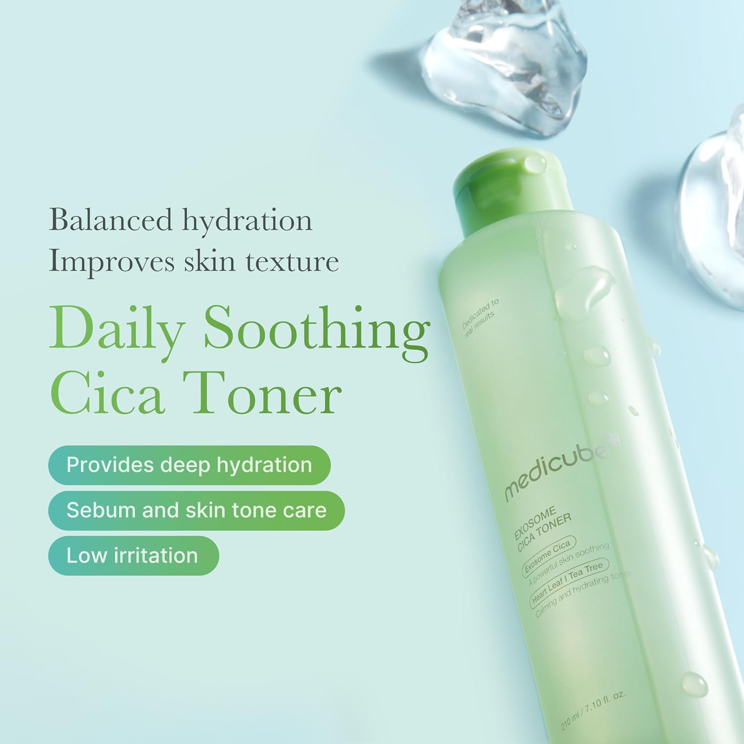 [Tóner] Medicube Exosome Cica Toner 210ml