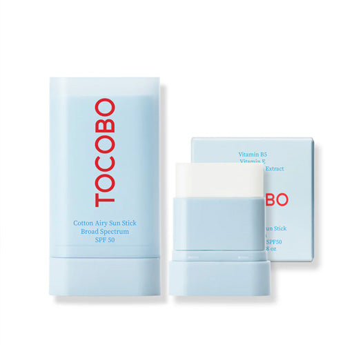 *SALE* [Dúo Solar en Barra] TOCOBO Cotton Airy Sun Stick Duo *Original y Mini*