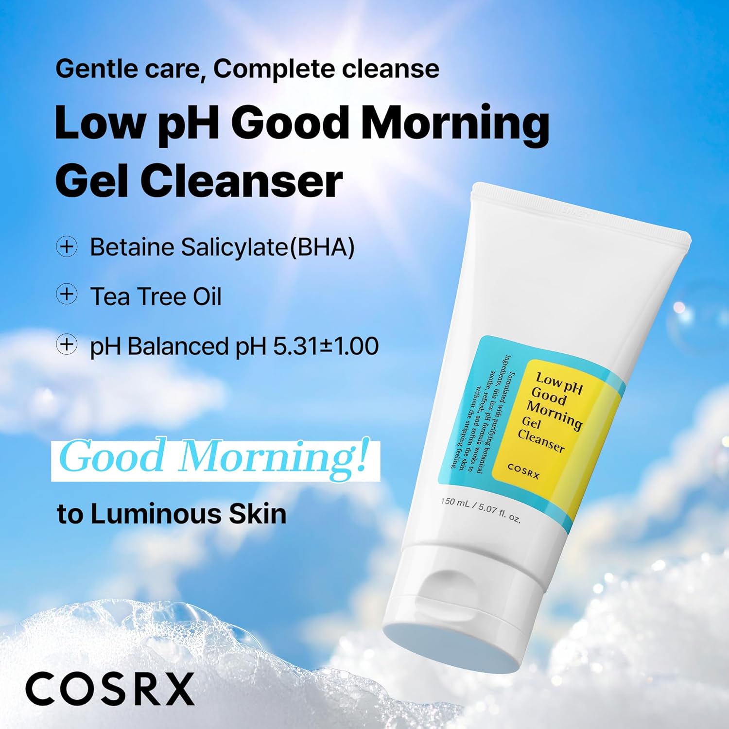 *SUPER PRECIO* [Limpiador facial] COSRX *mini* Low Ph Good Morning Gel Cleanser 50ml