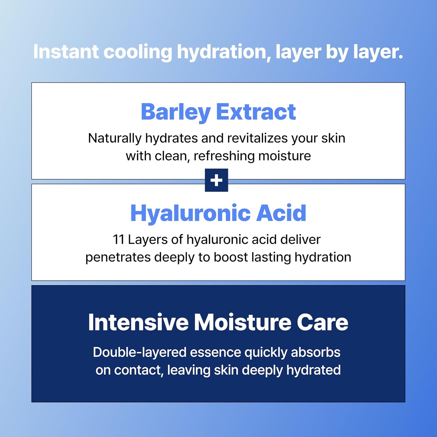 [Almohadillas con tónico] PODL Barley Hyaluronic Frozen40 Essence Toner Pads (70EA)