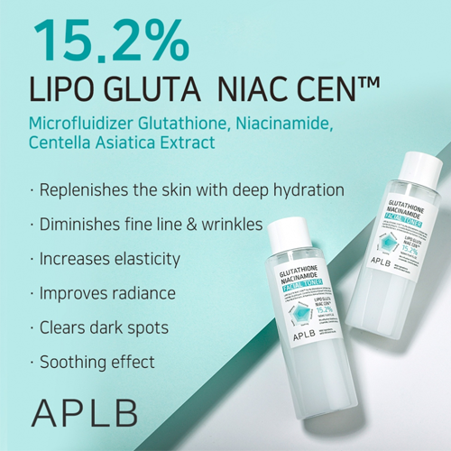 [Tónico facial] APLB Glutathione Niacinamide Facial Toner 160ml