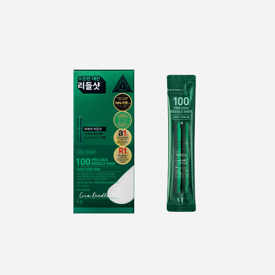 [Sérum microagujas] VT Cosmetics Pro Cica Reedle Shot 100 Stick 2ml (10ea)