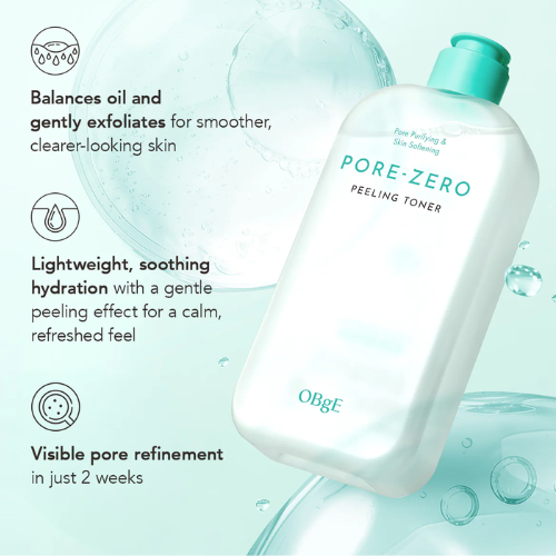 [Tónico para los poros] OBgE Pore Zero Peeling Toner 310ml
