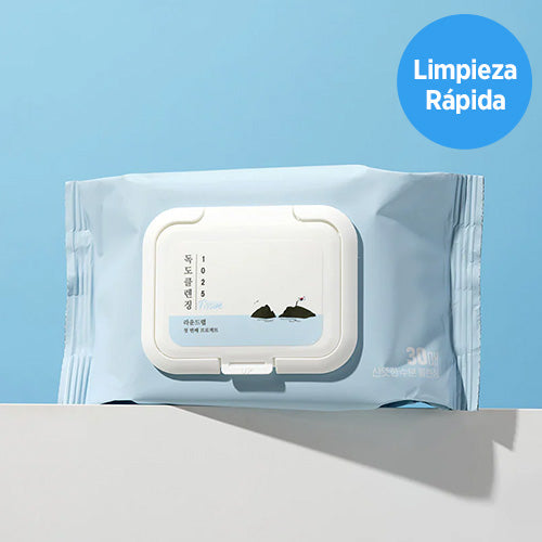 [Toallitas desmaquillantes] ROUND LAB 1025 Dokdo Cleansing Tissue (30ea)