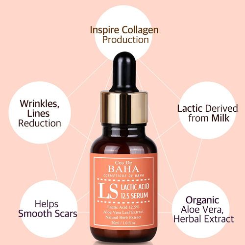 *CLEARANCE* [Sérum] CosDeBaha Lactic Acid 12.5% Serum 30ml