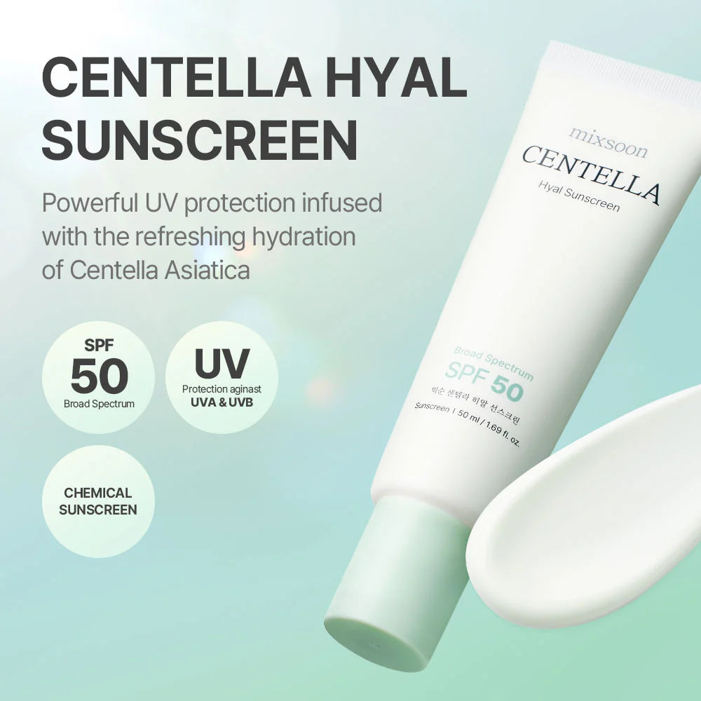 [Protector solar] MIXSOON Centella Hyal Sunscreen SPF 50 50ml