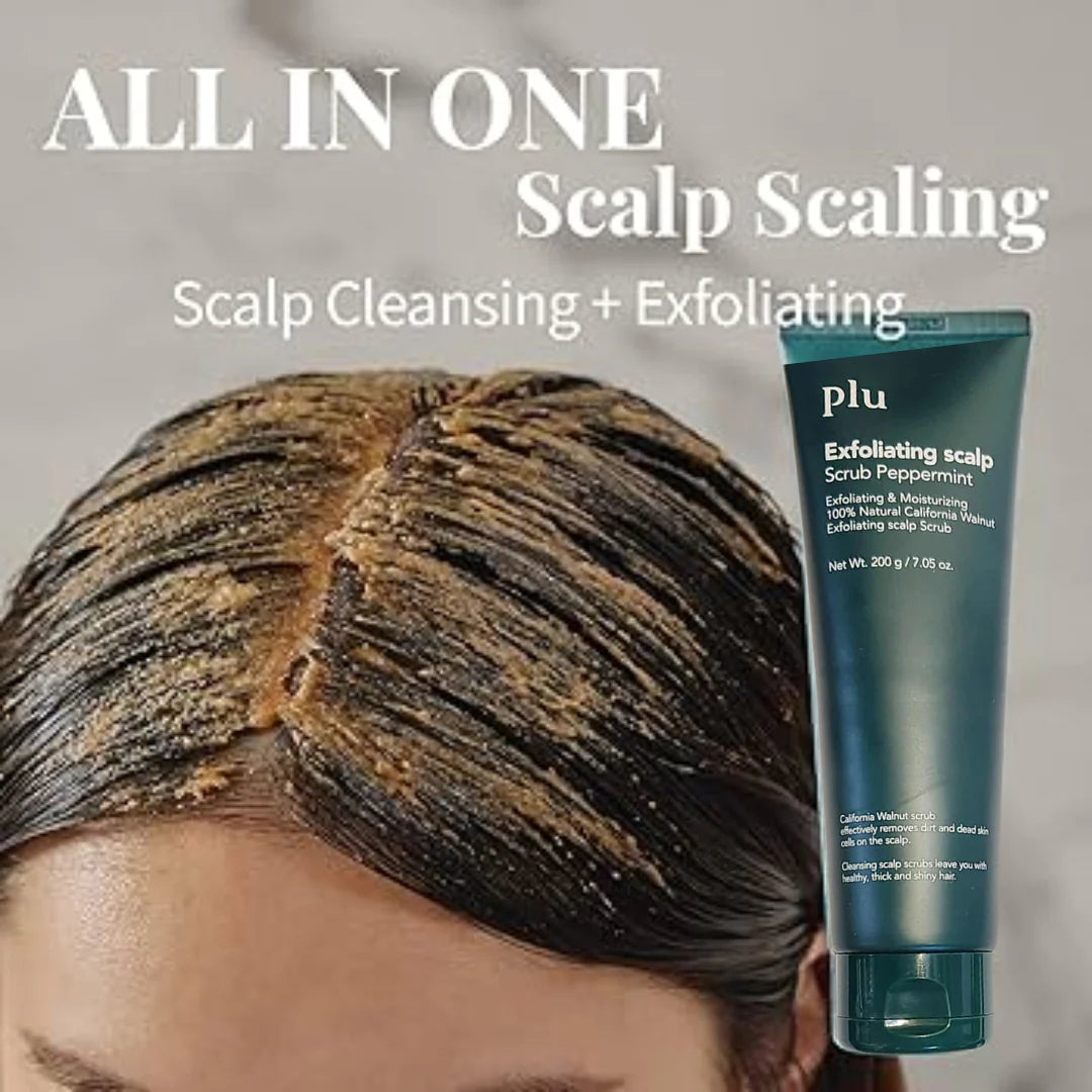 [Exfoliante capilar] plu Exfoliating Scalp Scrub Peppermint 200g
