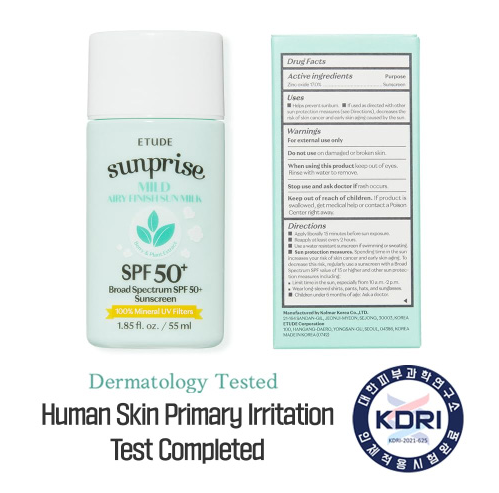 *TIME DEAL*[Protector solar] Etude Sunprise Mild Airy Finish Sun Milk 55ml