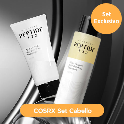 [Set Especial] COSRX Cabello Fuerte y Suave: PEPTIDE-132 Hair Bonding Shampoo + Treatment