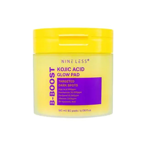 [Almohadillas con tónico] NINE LESS B-Boost Kojjic Acid Glow Toner Pad (80 pads)