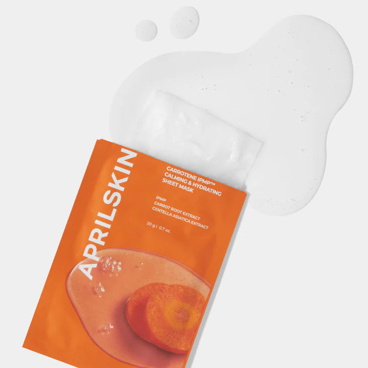 [Mascarilla facial] APRILSKIN Carrotene IPMP Calming & Hydrating Sheet Mask (1ea)