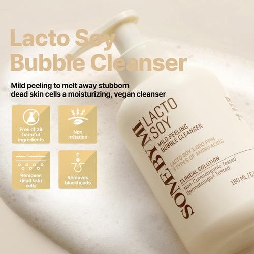 [Limpiador facial] SOMEBYMI Lacto Soy Mild Peeling Bubble Cleanser Foam 100ml