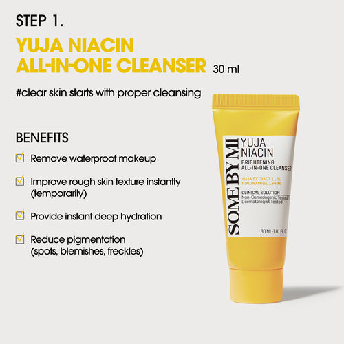 [Kit de anti imperfecciones] SOMEBYMI Yuja Niacin Anti-Blemish Starter Kit