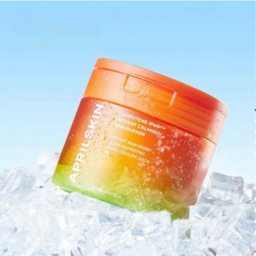 [Almohadillas con tónico] APRILSKIN Carrotene IPMP Instant Calming Serum Pads