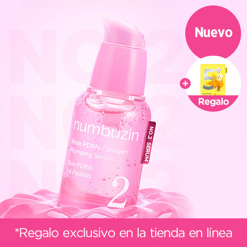 [Sérum] Numbuzin No.2 Rose PDRN Collagen Plumping Serum 30ml