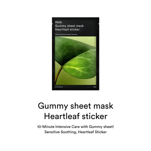 [Mascarilla facial] Abib *renew* Gummy Sheet Mask (5 Types)