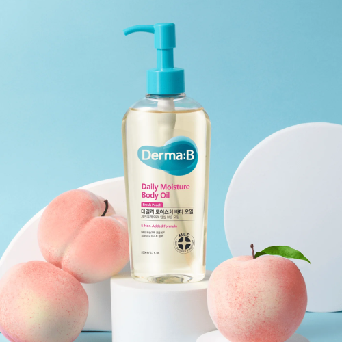 [Aceite corporal hidratante] Derma-B Daily Moisture Body Oil Fresh Peach 200ml
