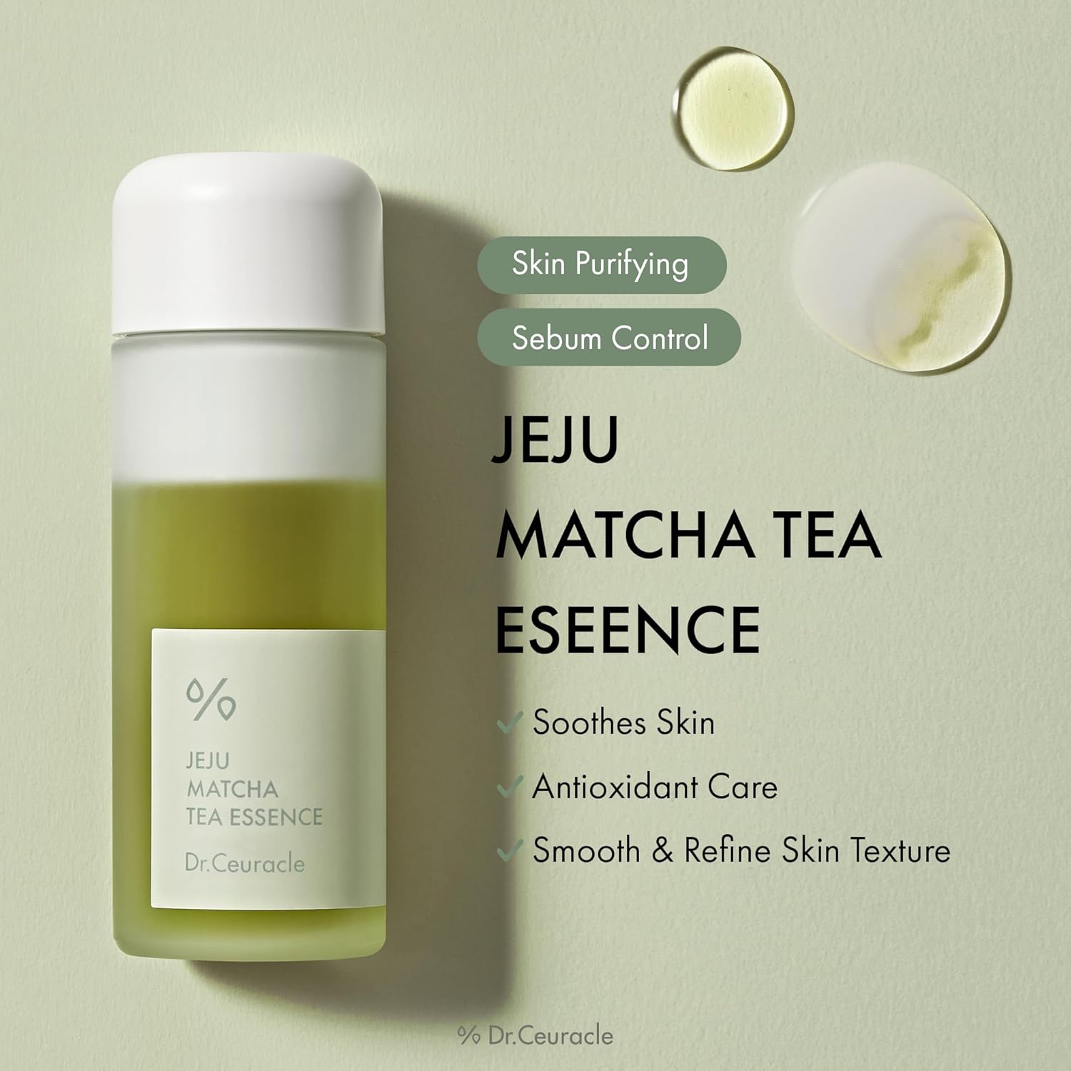 [Esencia facial] Dr.Ceuracle Jeju Matcha Tea Essence 150ml