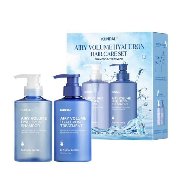[Pack Regalo] KUNDAL Airy Volume Hyaluron Edition (Shampoo + Treatment) 