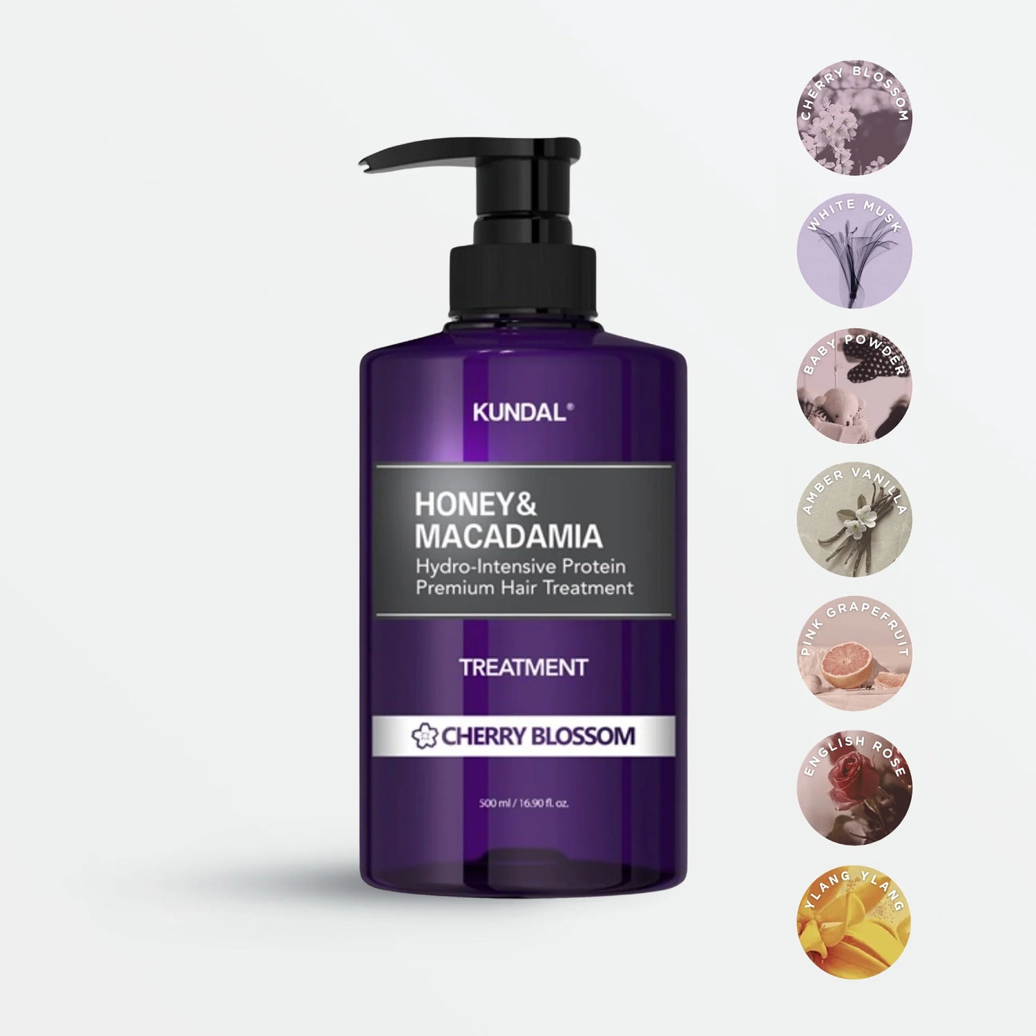 [Acondicionador capilar] KUNDAL Honey & Macadamia Protein Treatment 500ml (7 types)