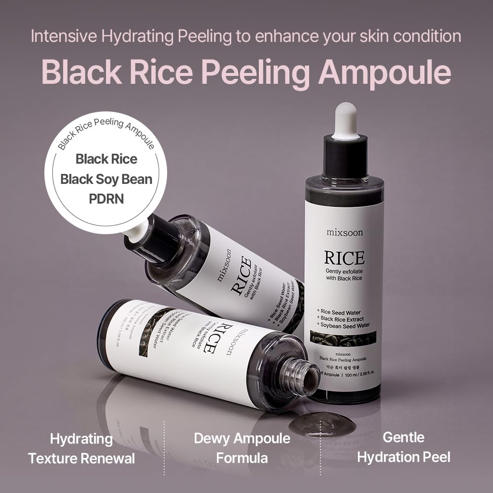 [Sérum] MIXSOON Black Rice Peeling Ampoule 100ml