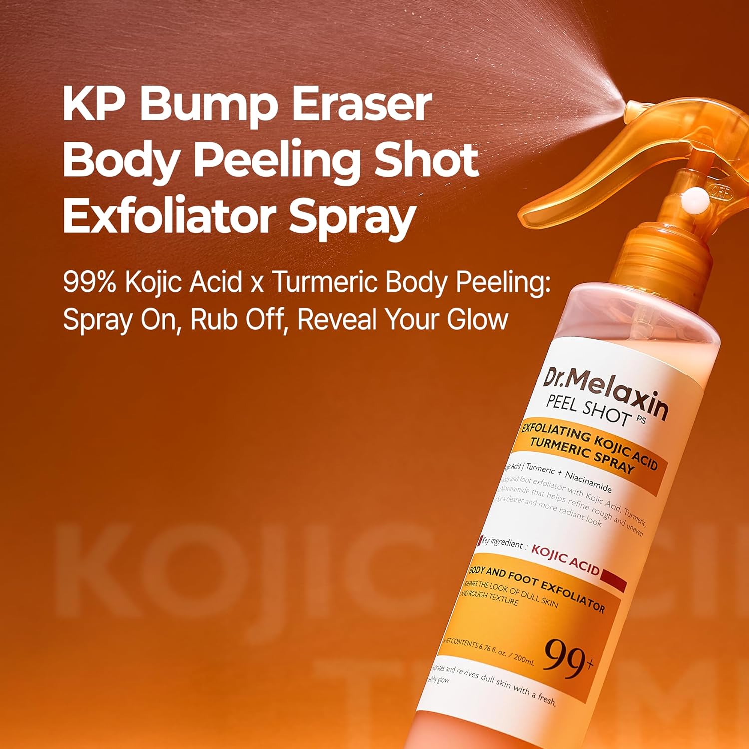 [Exfoliante] Dr.Melaxin Peel Shot Kojic Acid Turmeric Spray 200ml