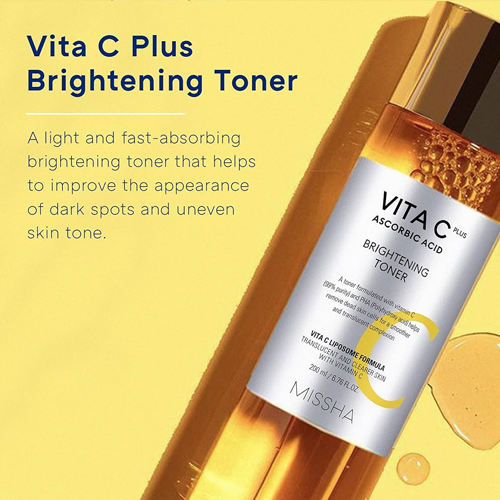 [Tónico facial] Missha Vita C Plus Brightening Toner 200ml