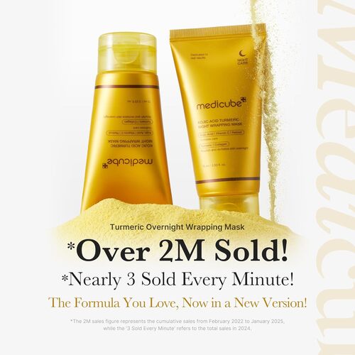 [Mascarilla facial] Medicube Kojic Acid Turmeric Night Wrapping Mask 75ml