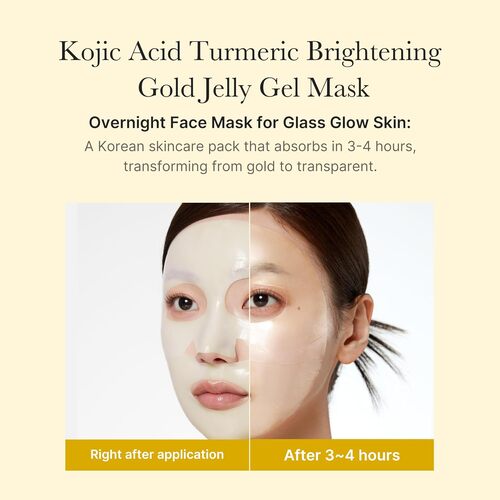 [Mascarillas faciales] MEDICUBE Kojic Acid Turmeric Gel Mask (4ea)