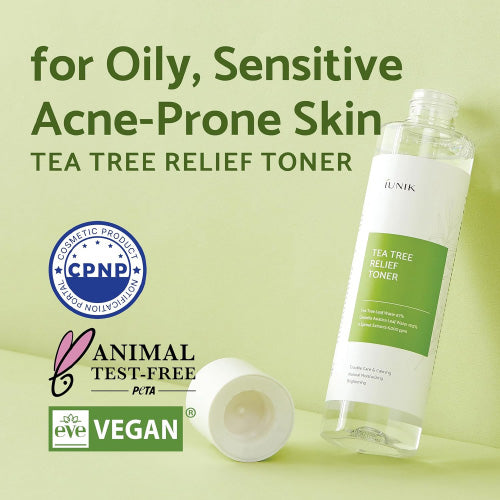 [Tónico facial] iUNIK Tea Tree Relief Toner 200ml