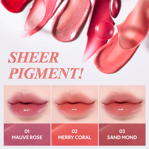 [Tinte labial] TIRTIR Waterism Glow Tint (3 colors)