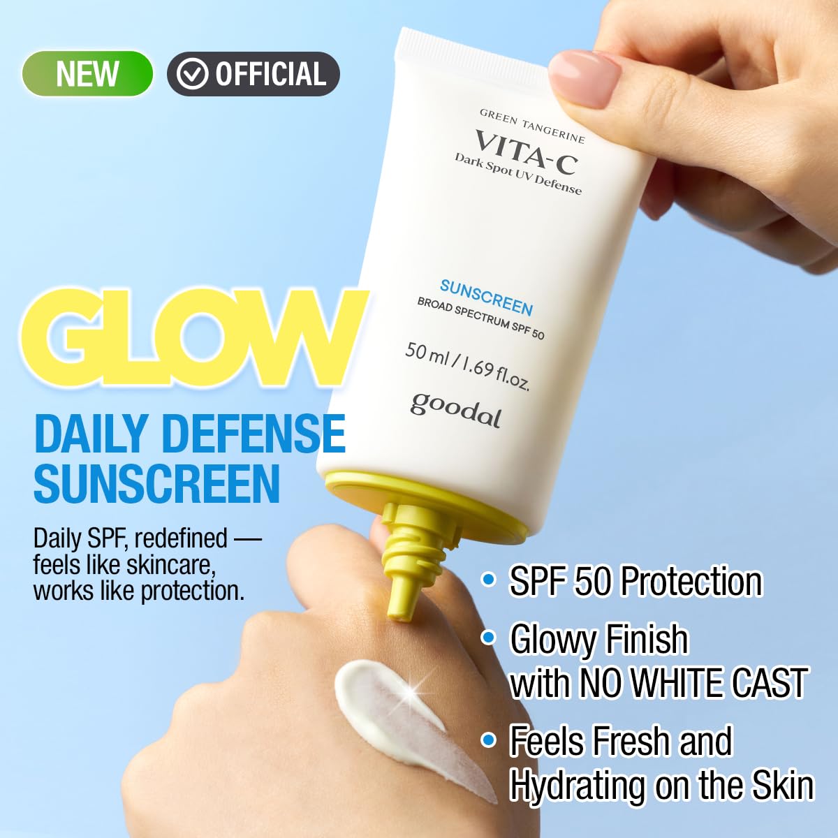 [Protector solar] Goodal Green Tangerine Vita C Dark Spot UV Defense Sunscreen 50ml