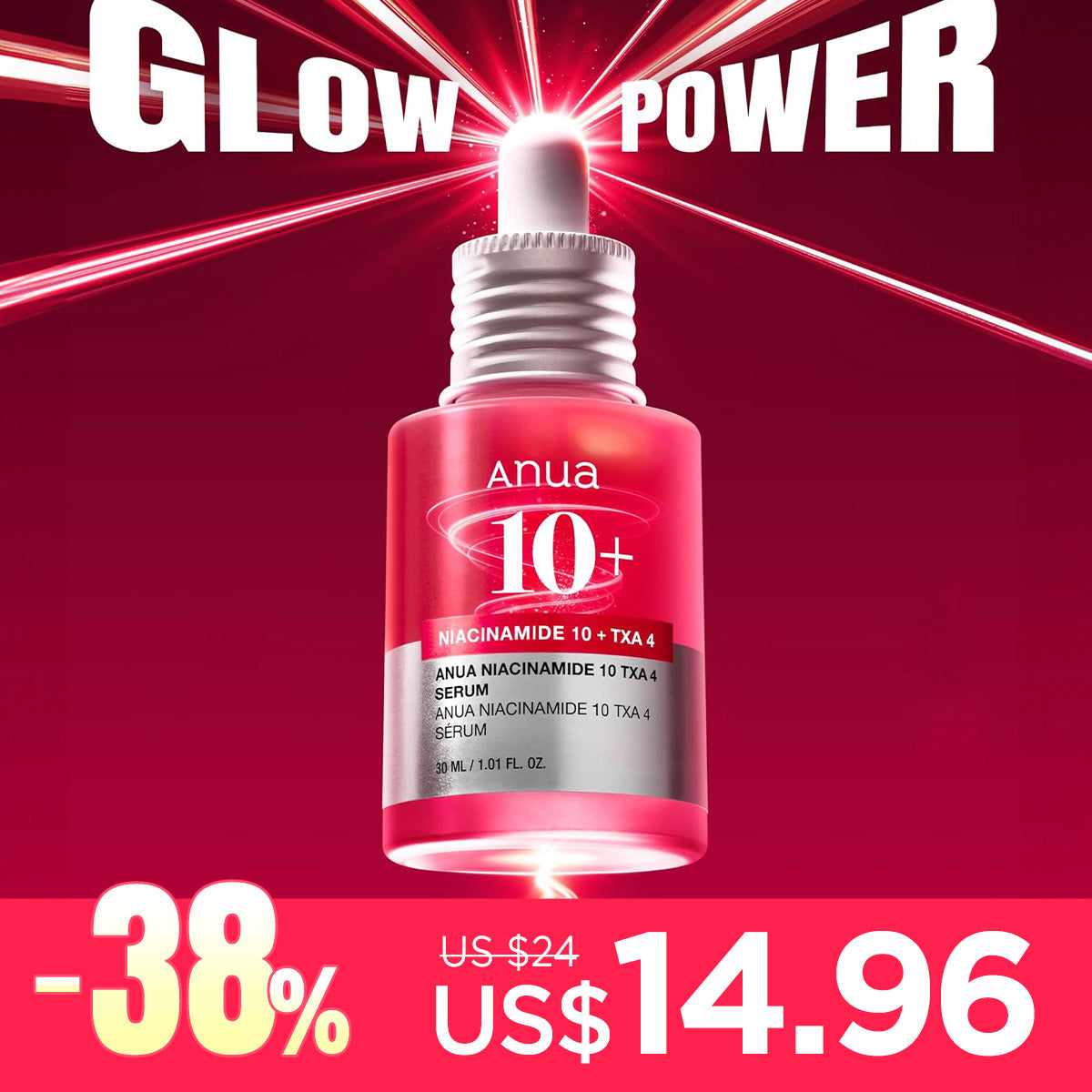 [Sérum antimanchas] Anua Niacinamide 10% + TXA 4% Serum 30ml