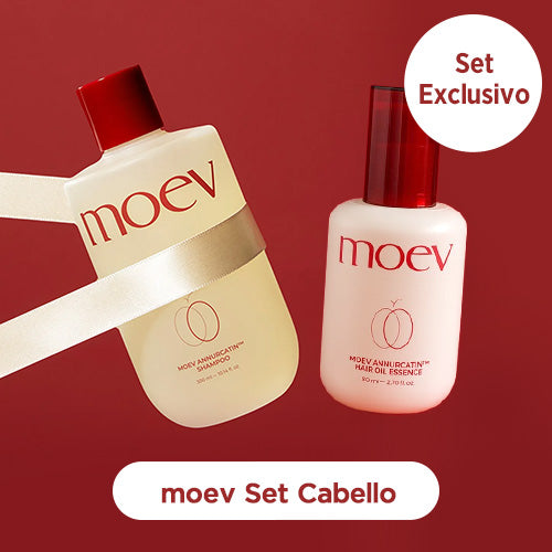 [Set Especial] moev Cabello Brillante y de Crecimiento Rápido: Annurcatin Shampoo + Oil Essence