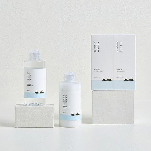 [Set de tónico y loción facial] ROUND LAB 1025 Dokdo Toner 200ml + Dokdo Lotion 200ml