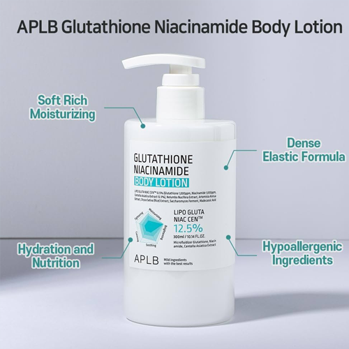 [Loción corporal] APLB Glutathione Niacinamide Body Lotion 300ml