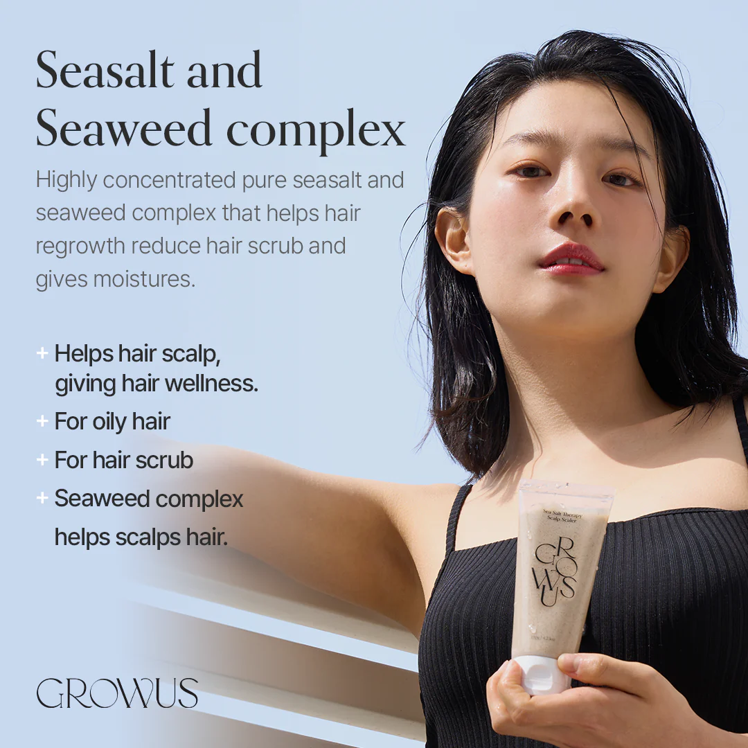 [Exfoliante capilar] GROWUS Sea Salt Therapy Scalp Scaler 250ml