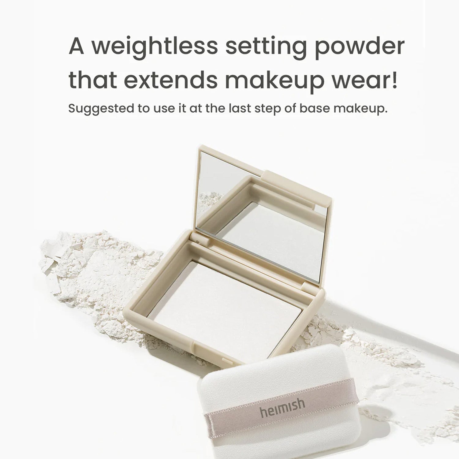 [Polvos compactos] Heimish Moringa Ceramide Pressed Setting Powder 5ml