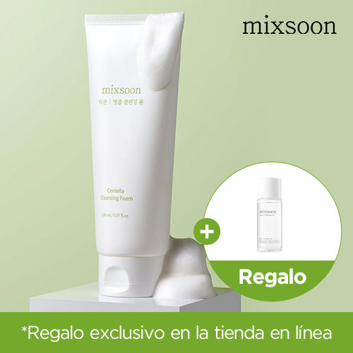 *SPECIAL PRICE*[Limpiador facial] MIXSOON *Renew* Centella Cleansing Foam 150ml + Regalo Bean Cleansing Oil  *mini* 20ml