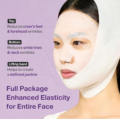 [Mascarilla tensora] Numbuzin No.9 NAD Bio Lifting Full Cover Facial Mask (4ea)
