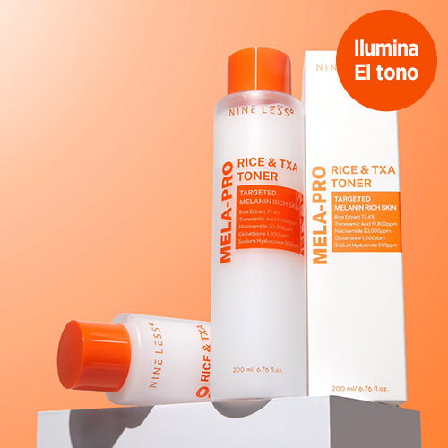 [Tónico iluminador] NINELESS MELA-PRO Rice & TXA Toner 200ml
