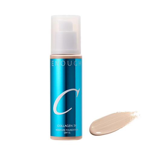[Base de maquillaje] ENOUGH Collagen 3X Moisture Foundation SPF 15 100ml (3 colors)